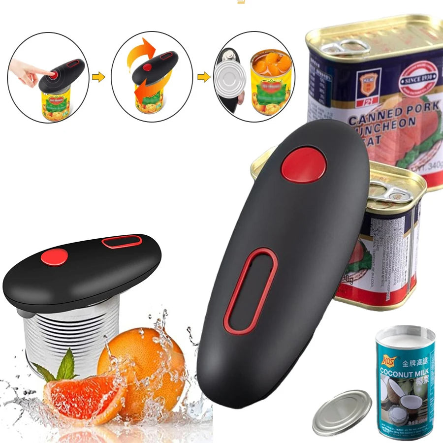 Sleek Automatic Electric Can Opener: Your Effortless Kitchen Companion