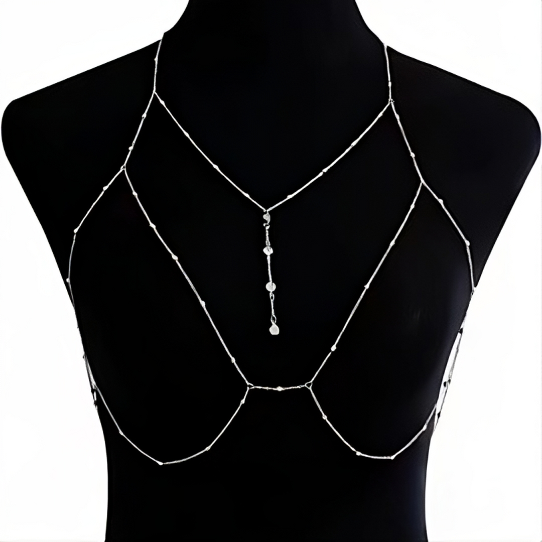 Elegant Crystal Body Chain - A Dazzling Accessory for Every Occasion