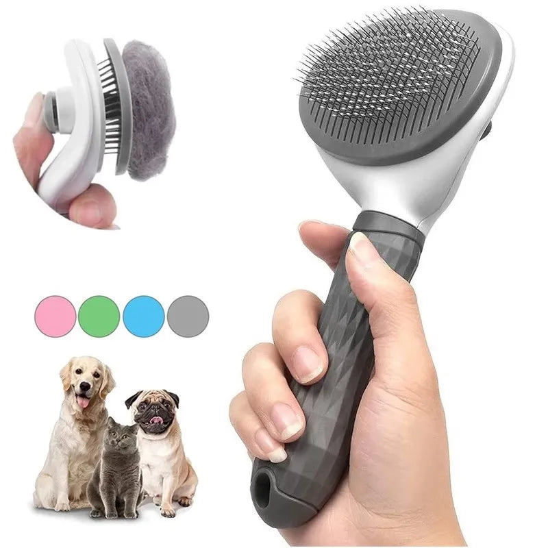 🐾 Ultimate Self-Cleaning Pet Grooming Brush: For Dogs and Cats 🐾