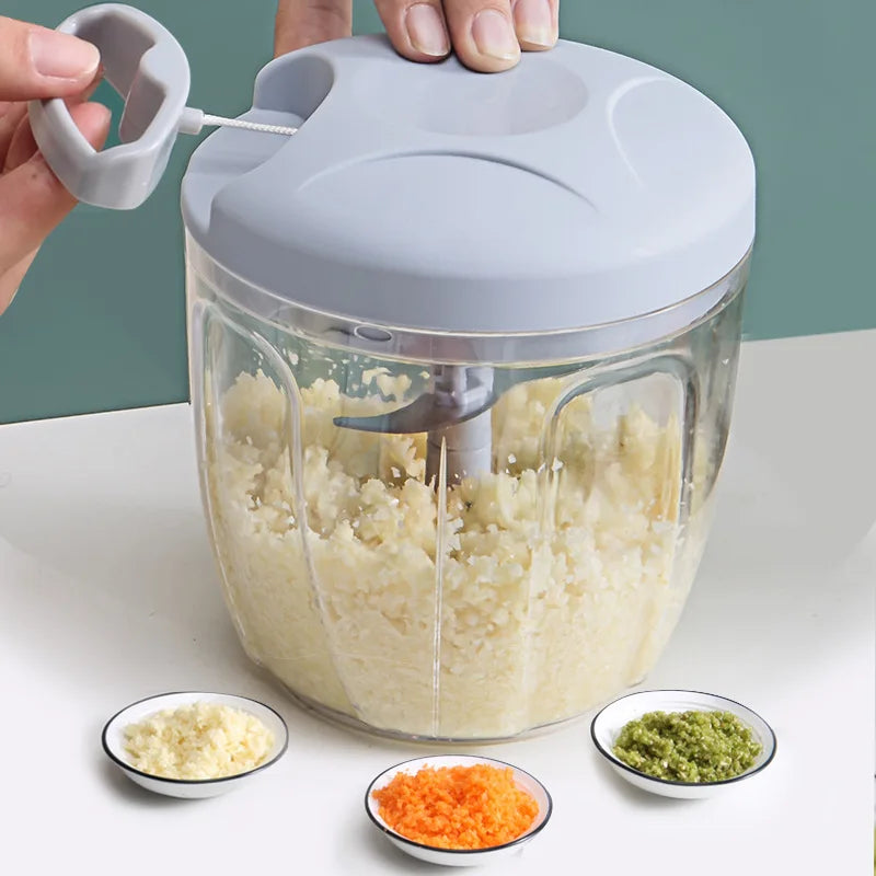 Ultimate Manual Food Processor: Effortless Chopping and Mixing