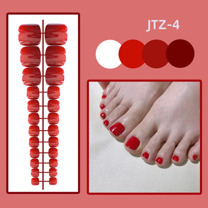 🌟 Bright and Fun Press-On Toenails: Easy and Quick Style for Your Toes! 🌟