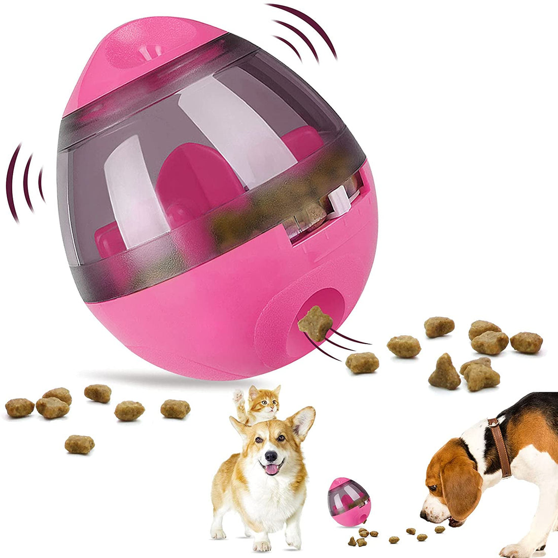 Engaging Interactive Pet Treat Dispenser Ball